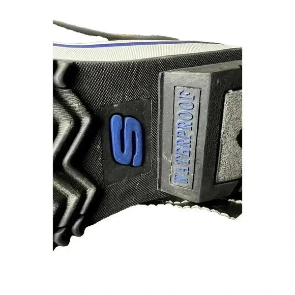 Skechers Waterproof Thinsulate Insulation Plaid Lace Up Rain Boots Women's 10 - Picture 6 of 9